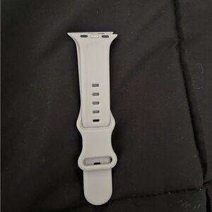 Apple Gray Silicone Sports Watch Band